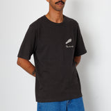 Folk | Folk Slub Embroidery T-Shirt - Black Comet | Folk x Goss Brothers