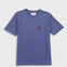 Folk | Folk Slub Embroidery T-Shirt - Navy Jungle Cat | Folk x Goss Brothers