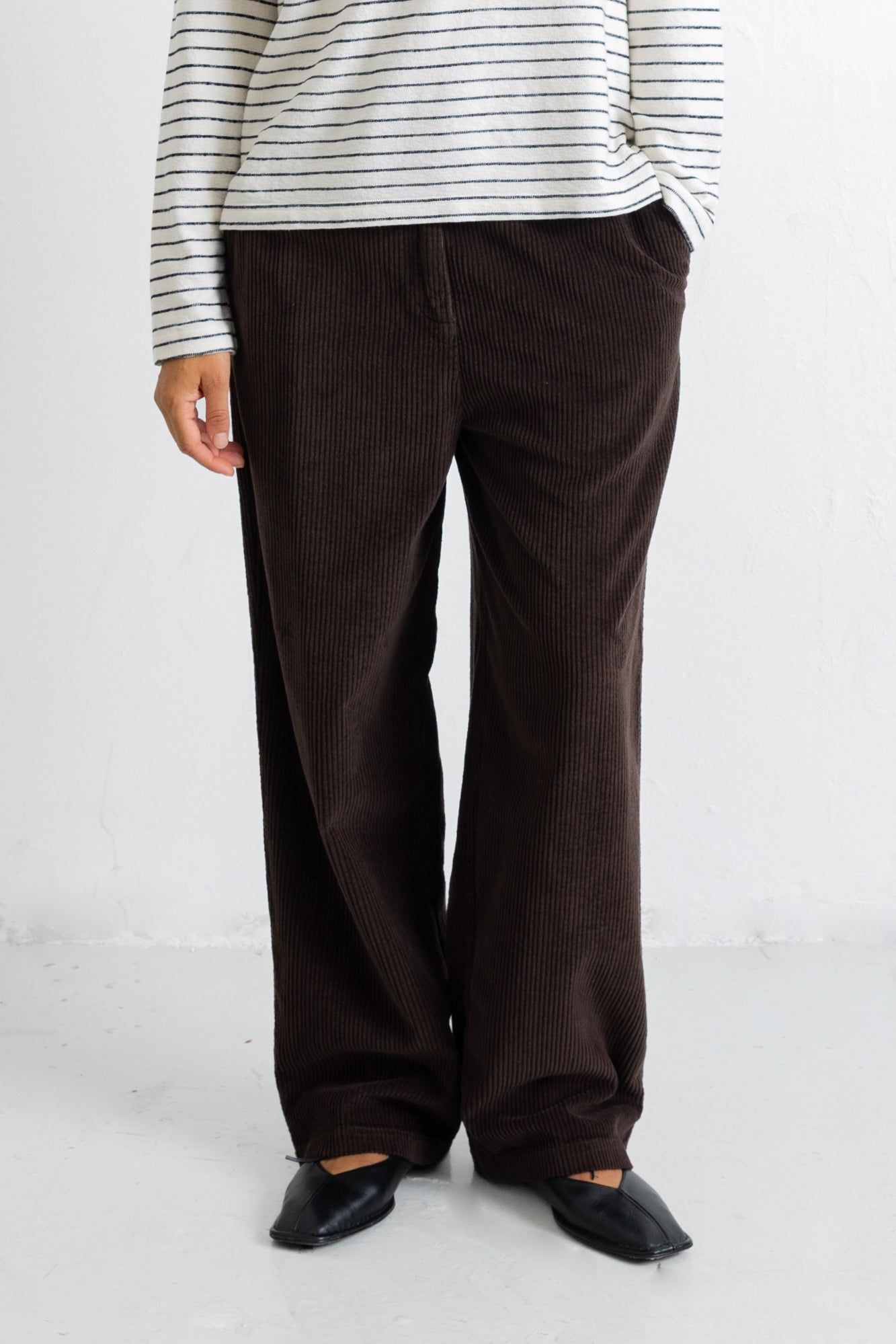 Suit Trousers - Chocolate Chunky Cord