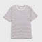 Folk | Folk Short Sleeve Textured Striped T-Shirt - Ecru / Black