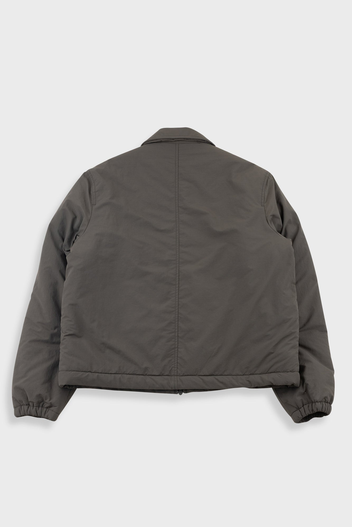 Gray jacket on a white background