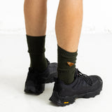 Waffle Sock - Dark Olive