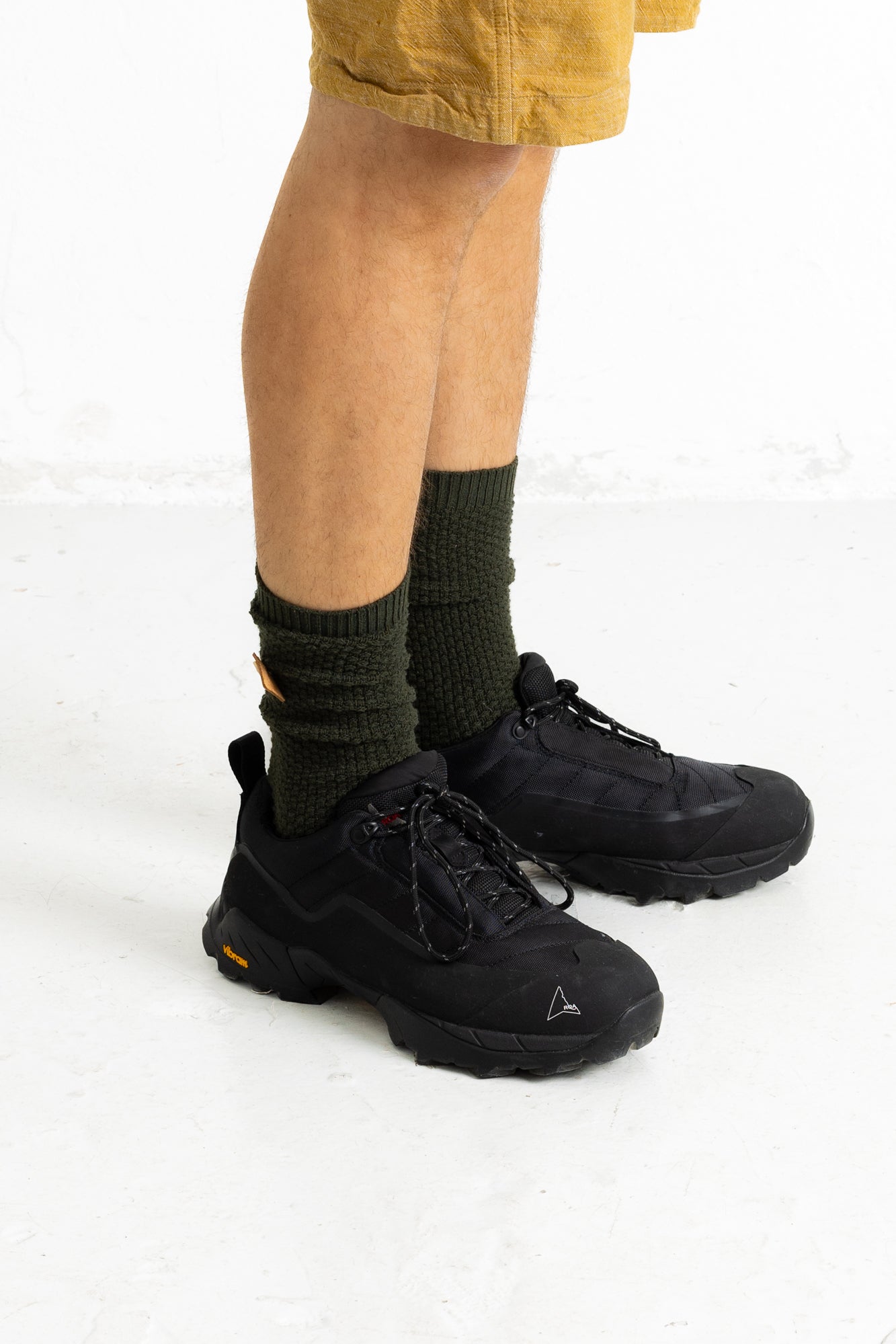 Waffle Sock - Dark Olive