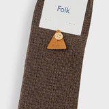 Waffle Sock - Espresso
