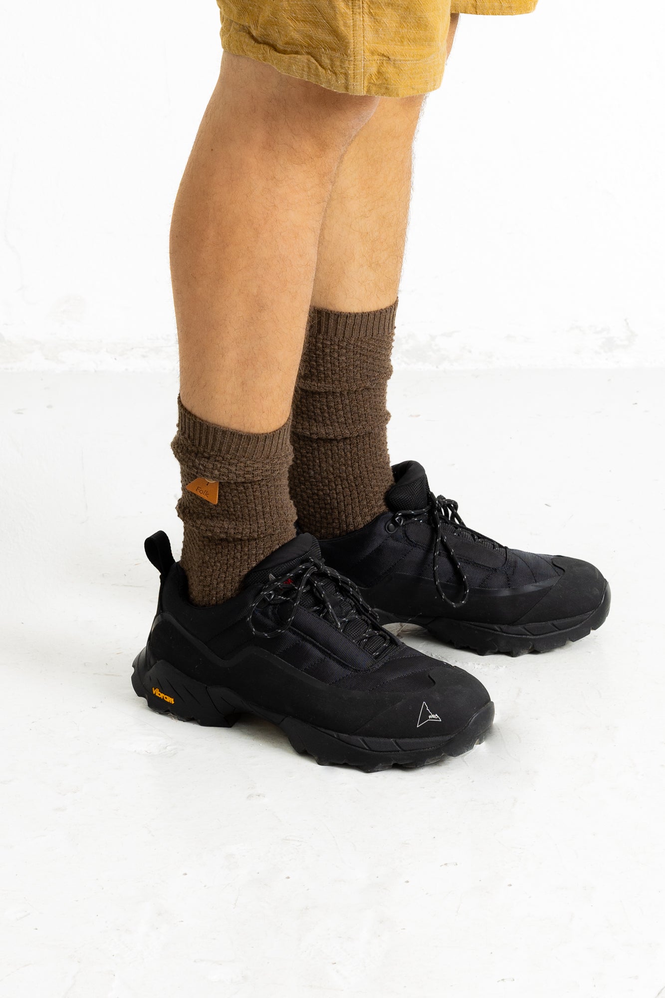 Waffle Sock - Espresso