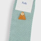 Waffle Sock - Green Oxide