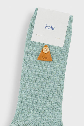 Waffle Sock - Green Oxide