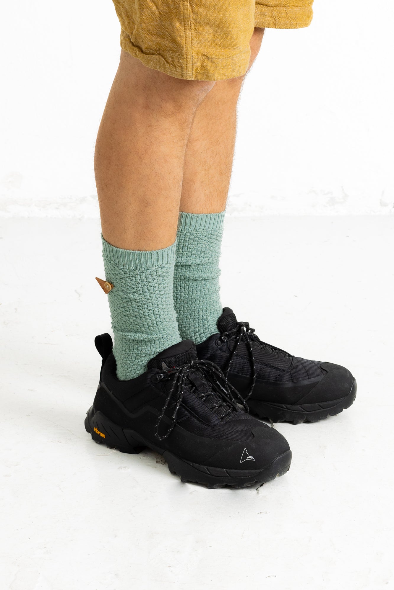 Waffle Sock - Green Oxide