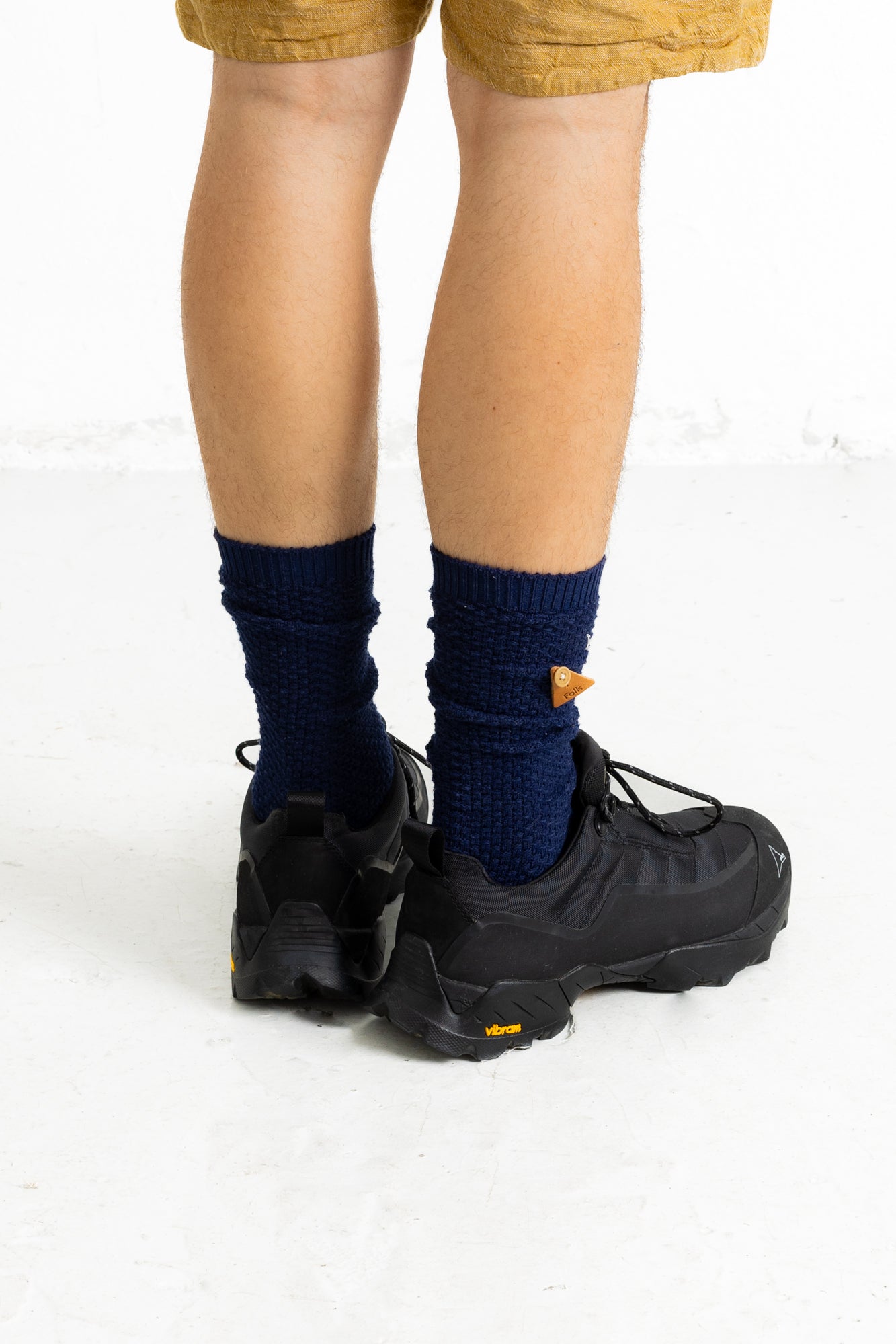 Waffle Sock - Navy
