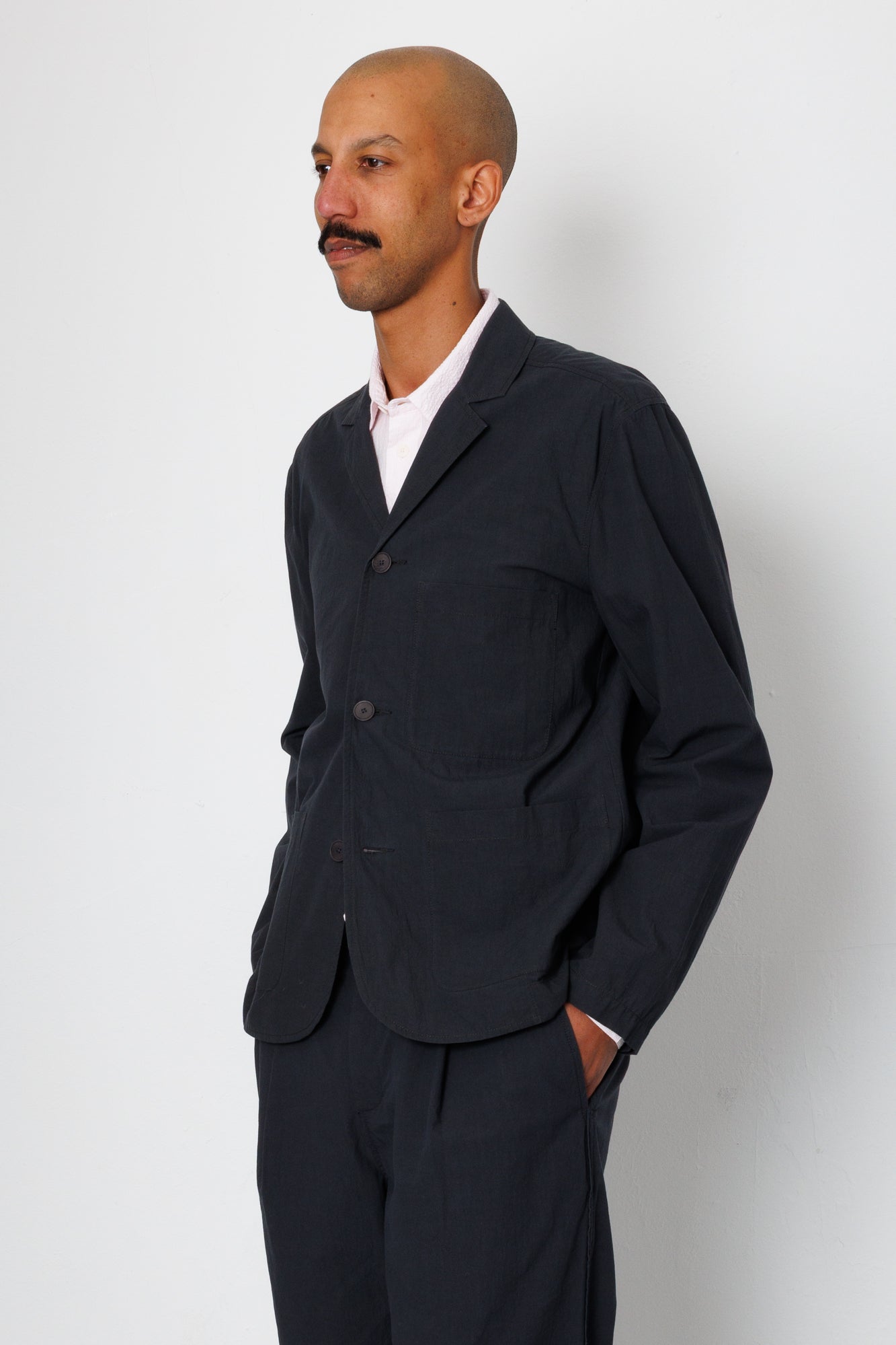 Folk | Folk Wide Fit Blazer - Charcoal