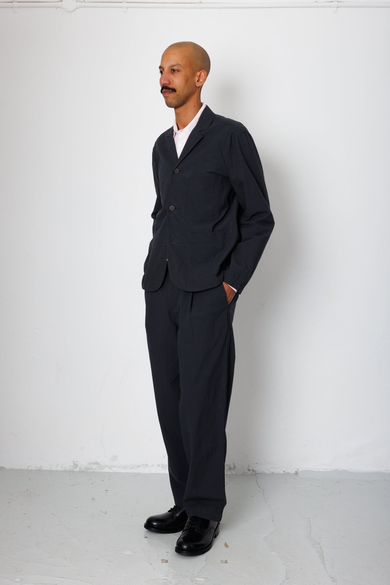Folk | Folk Wide Fit Blazer - Charcoal