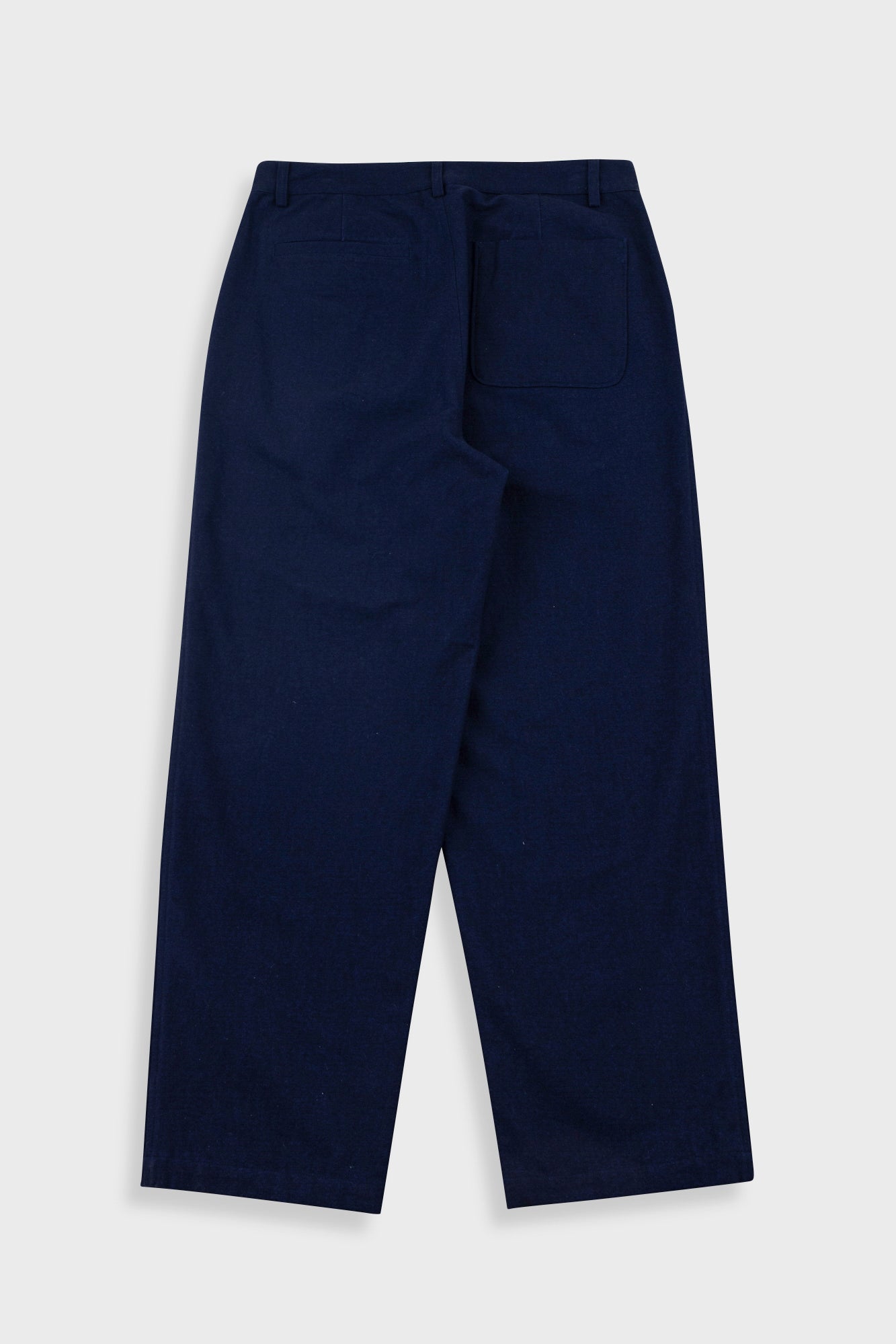Folk | Folk Wide Fit Trousers - Navy Lightweight Moleskin