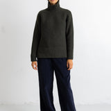 Wide Fit Trousers - Blue Black Chunky Cord