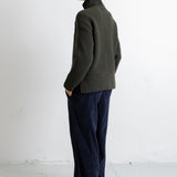 Wide Fit Trousers - Black Chunky Cord