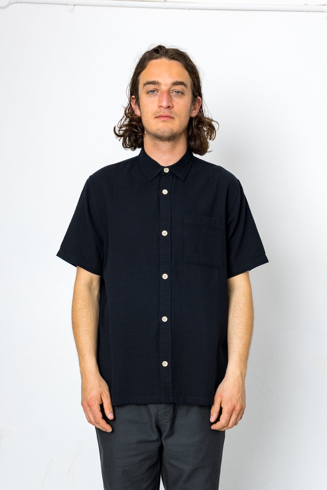 Folk | Folk Wilkes Shirt - Black