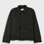 Folk | Folk Cropped Winter Coat - Olive Brushed Wool