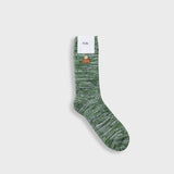 Wool Melange Socks - Olive Mix