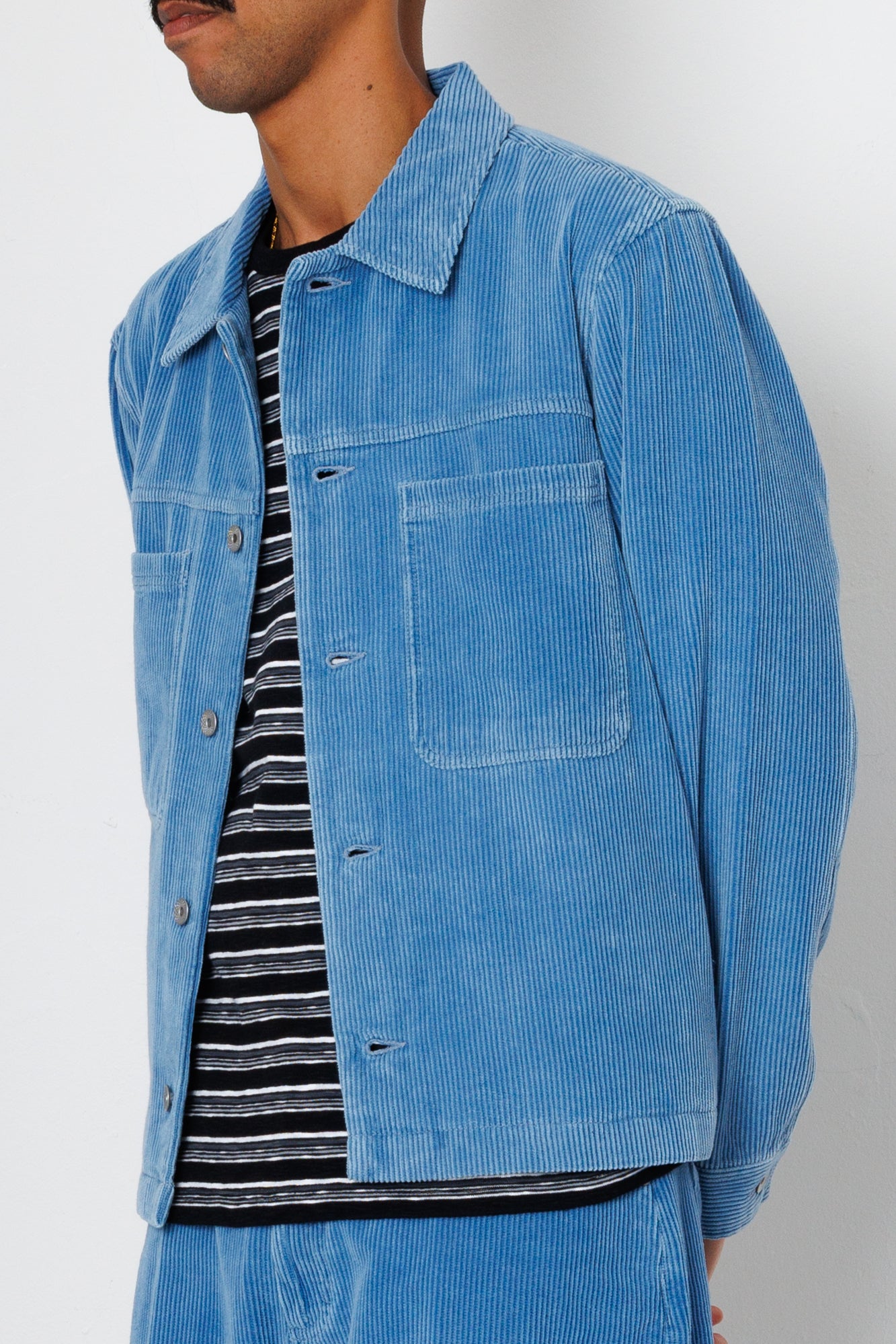 Folk | Folk Zaki Jacket - Soft Blue Cord