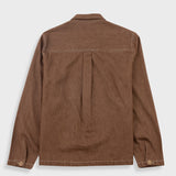 Folk | Folk Zip Overshirt - Mink Twill Denim