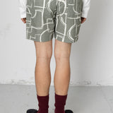 Cole Sketch Swim Short - Sage