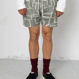 Cole Sketch Swim Short - Sage