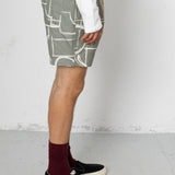 Cole Sketch Swim Short - Sage