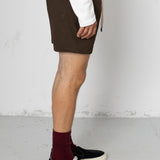 Tucker Textured Swim Short - Chocolate
