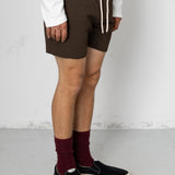 Tucker Textured Swim Short - Chocolate