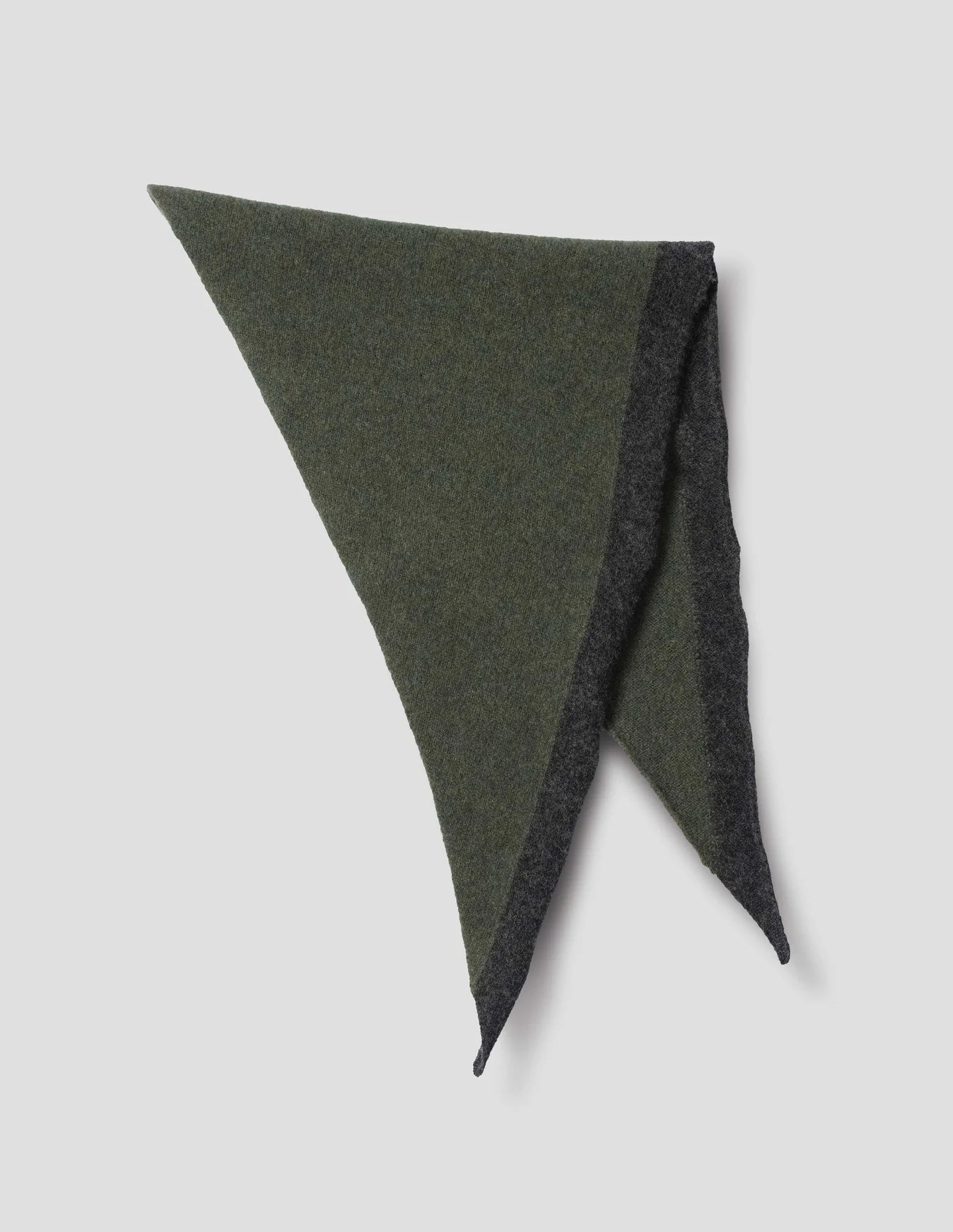 MHL MHL | Tipped Scout Scarf - Green / Charcoal