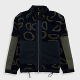 Signal Fleece - Navy Circle Jacquard