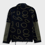 Signal Fleece - Navy Circle Jacquard