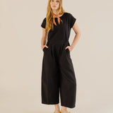 Sideline | Daisy Jumpsuit - Black