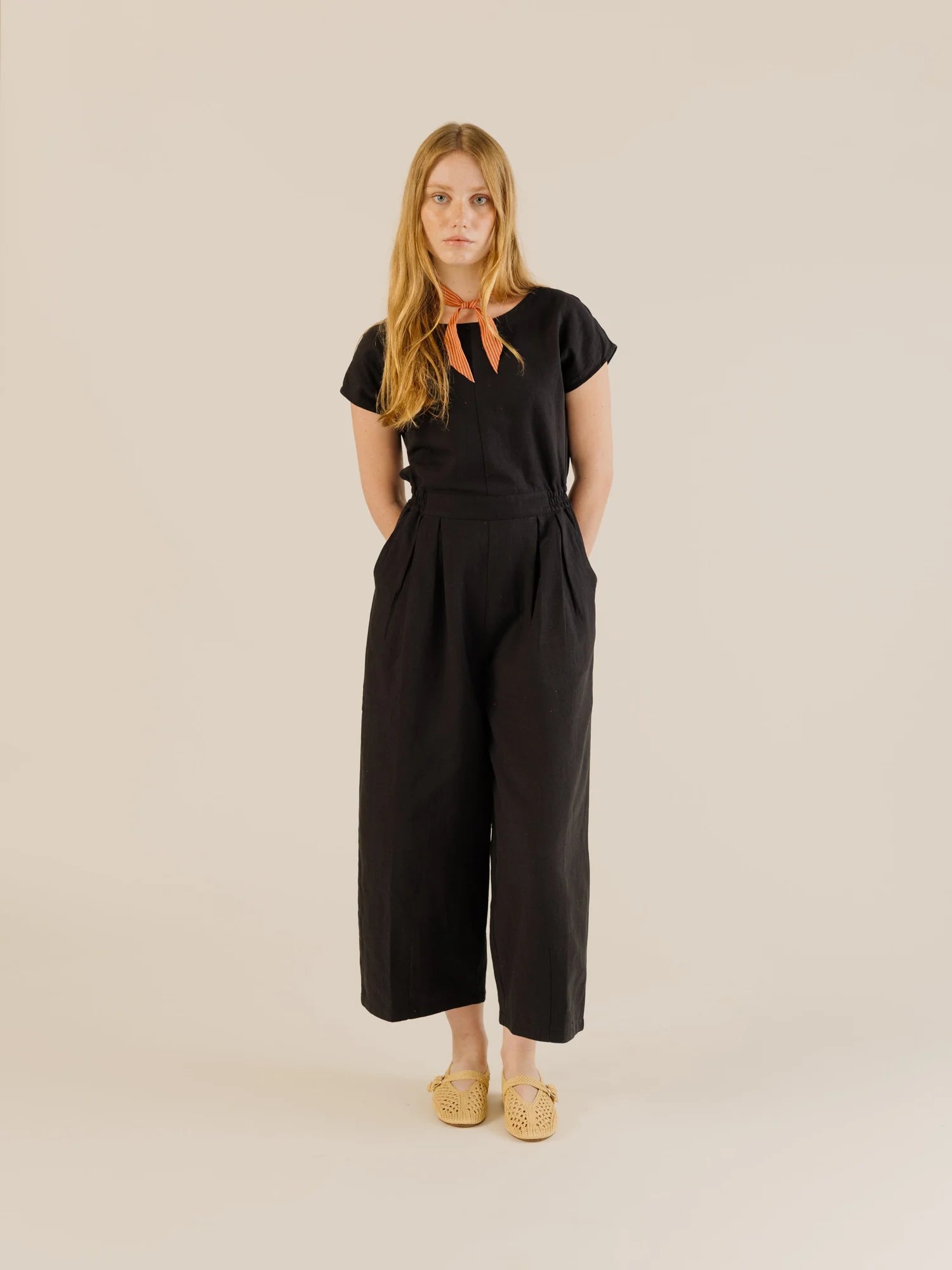 Sideline | Daisy Jumpsuit - Black