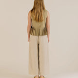 Sideline | Minnie Top - Ochre Stripe