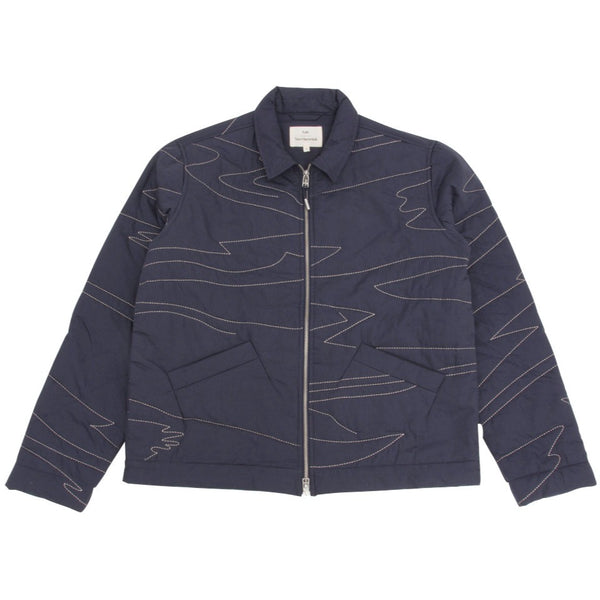 Signal Blouson - Navy Quilt Ecru Embroidery TH