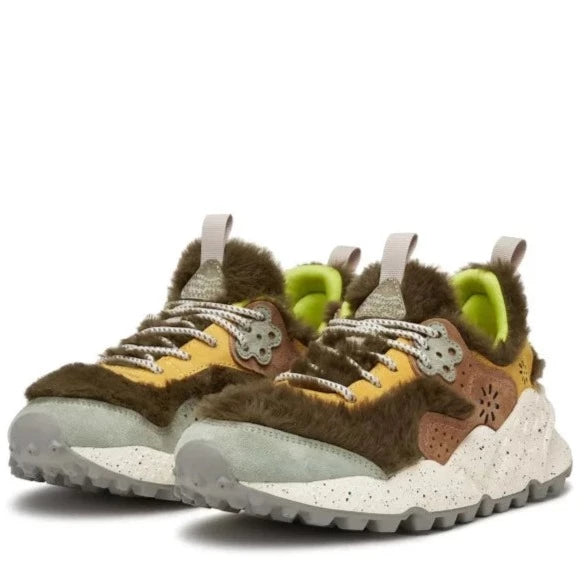 Flower Mountain - Kotetsu Woman - Grey-Military