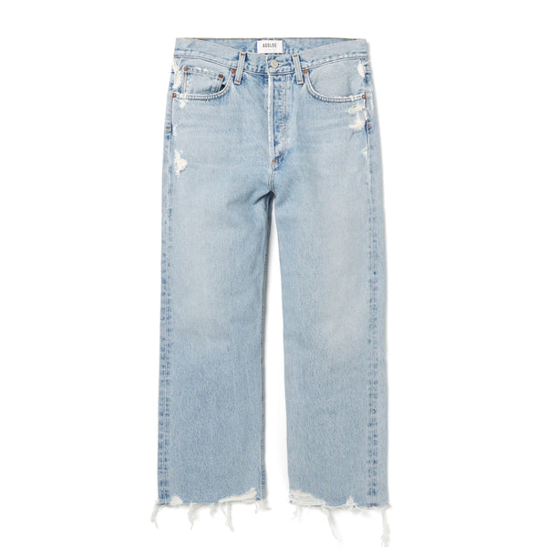 Agolde - 90s Crop Mid Rise Loose Straight - Nerve