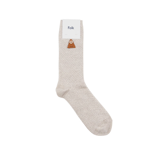 Waffle Socks - Oat