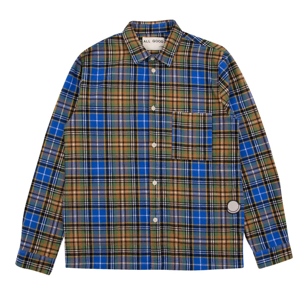 Check Overshirt - Bright Winter Multi