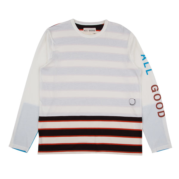 Surplus Stripe Tee - Off White Mix