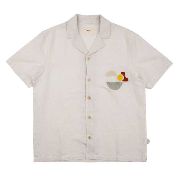 SS Soft Collar Shirt - Off White