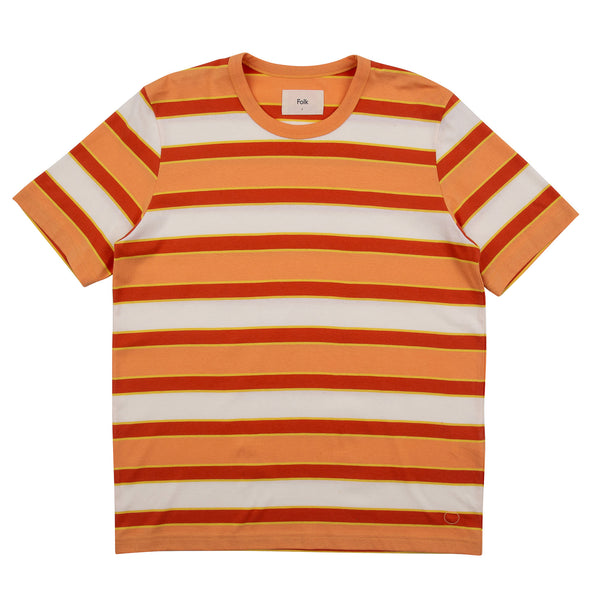 Multi Stripe Tee - Peach