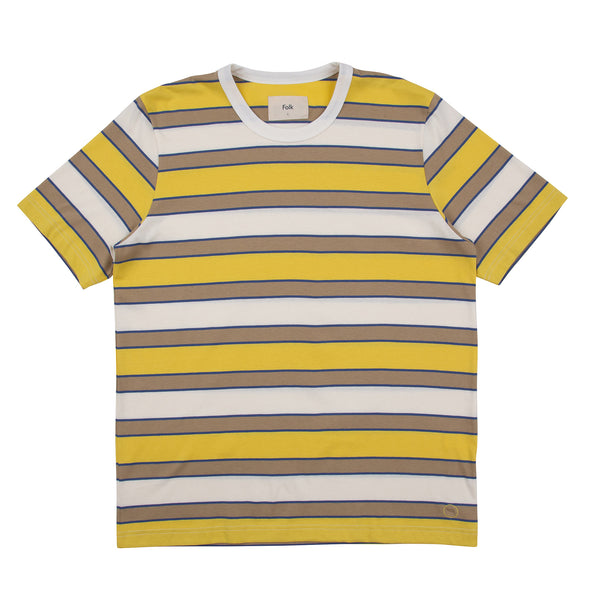 Multi Stripe Tee - Lemon