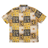 Folk | Gabe Shirt - Tile Wave Print Lemon