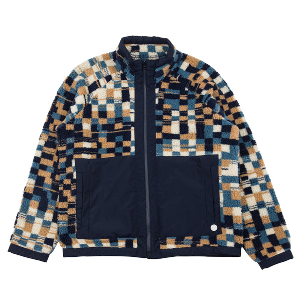 Signal Fleece - Warp Checkerboard