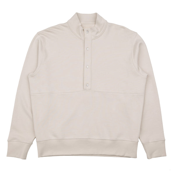 Boxy Funnel Sweat - Sand