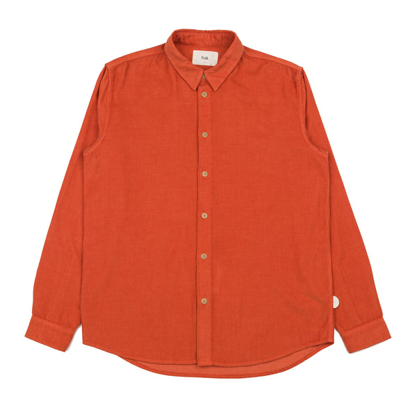 Relaxed Babycord Shirt - Copper Baby Cord