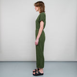 Folk | Wrap Jumpsuit - Washed Green