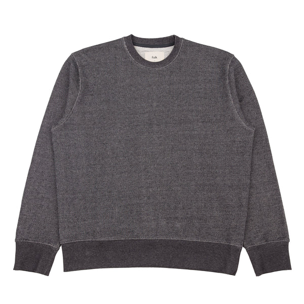 Boxy Sweat - Slate Melange