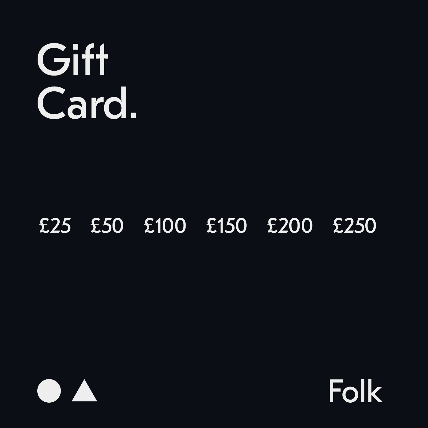 Folk | Gift Card